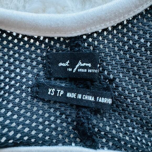 Urban Outfitters OUT FROM UNDER black white cut out body suit jumpsuit Size XS - Picture 11 of 12